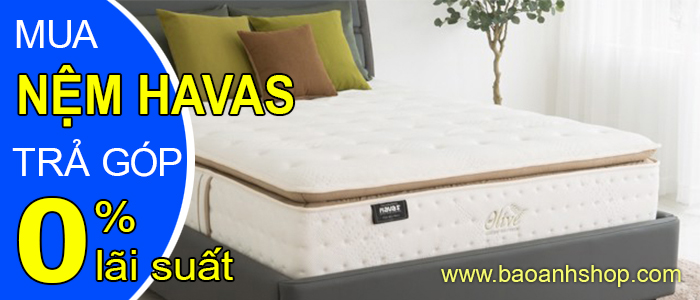 Mua nệm Havas trả góp