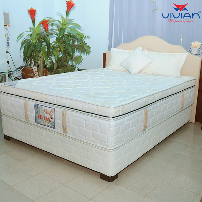 Nệm lò xo túi 4 viền Plush Top Vivian Heaven